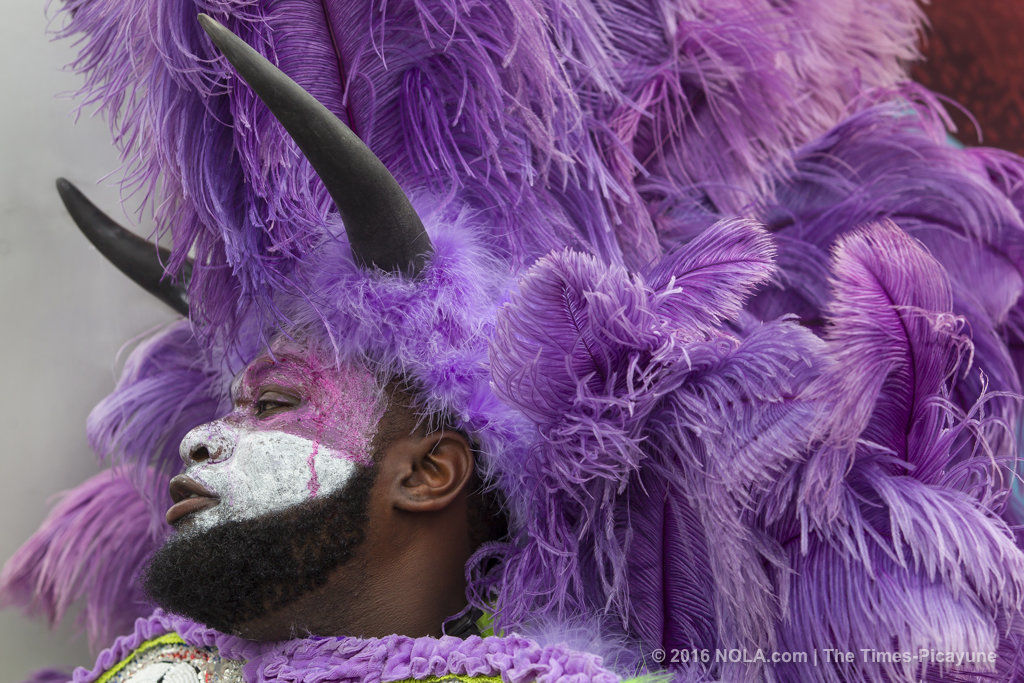 Mardi Gras Indians hit the streets In New Orleans